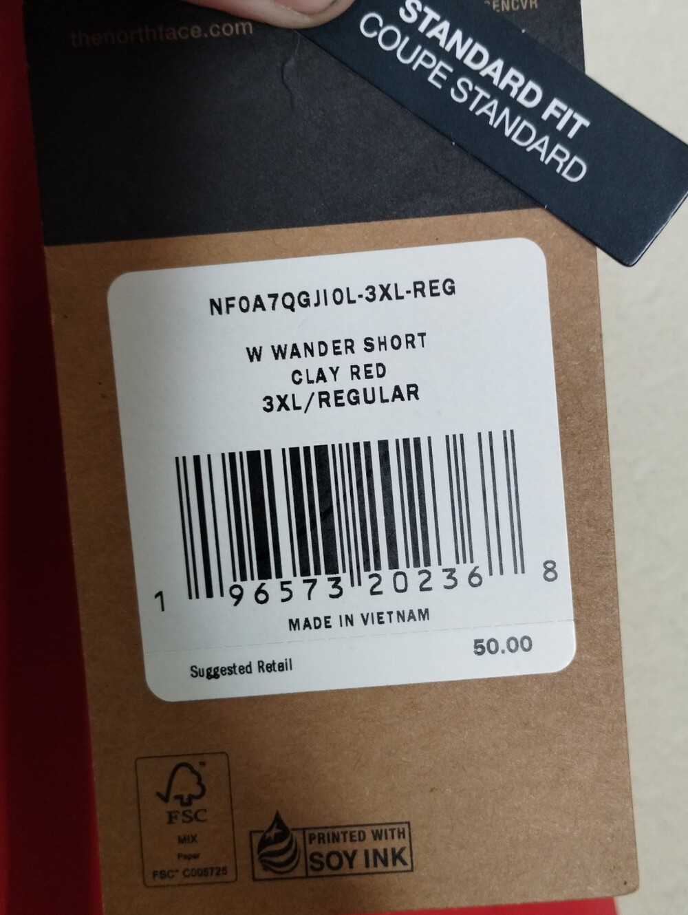 The North Face Women's Wander Shorts In Clay Red Size 3XL - Picture 6 of 9